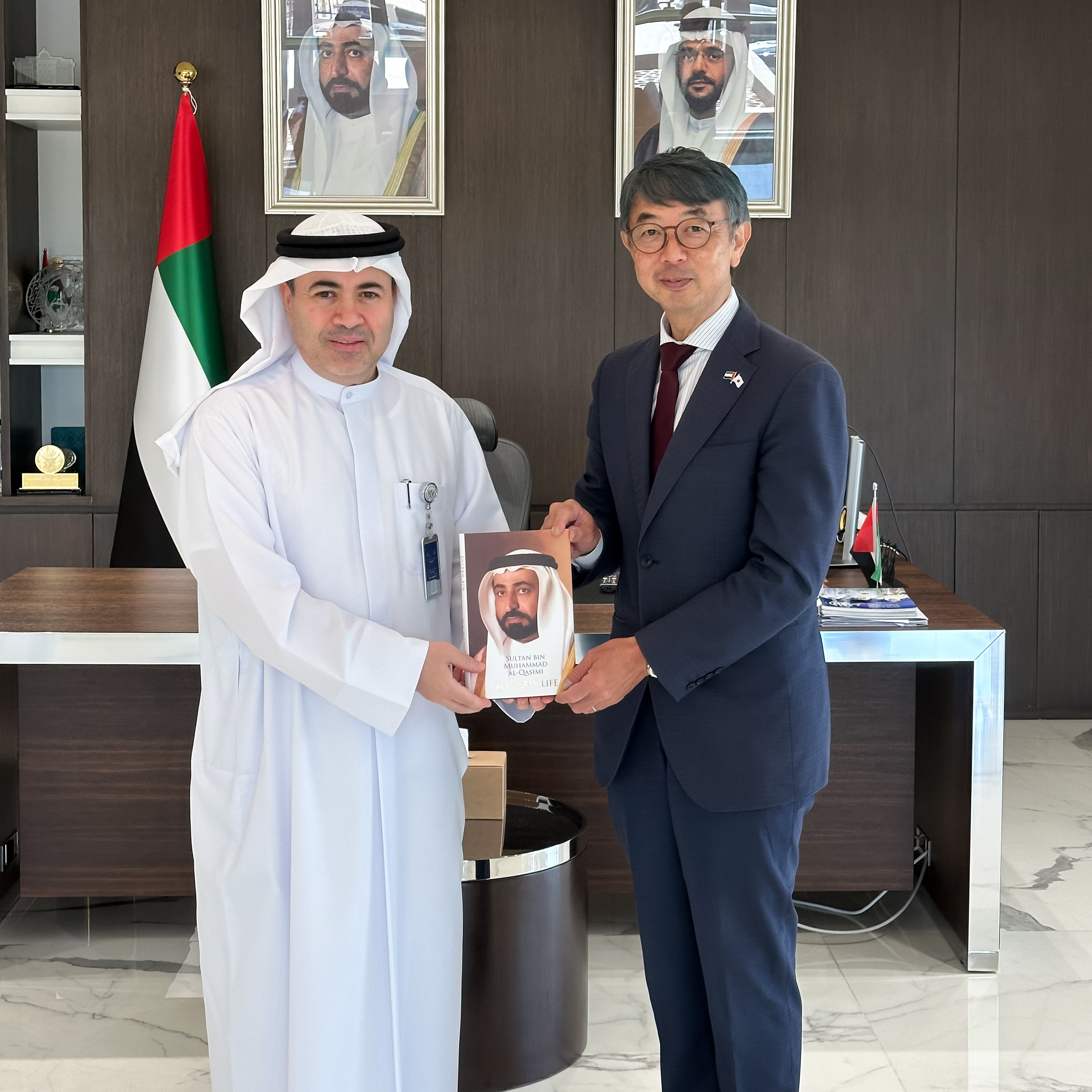 Chairman of the Sharjah Health Authority Receives the Consul General of Japan to Discuss Bilateral Cooperation