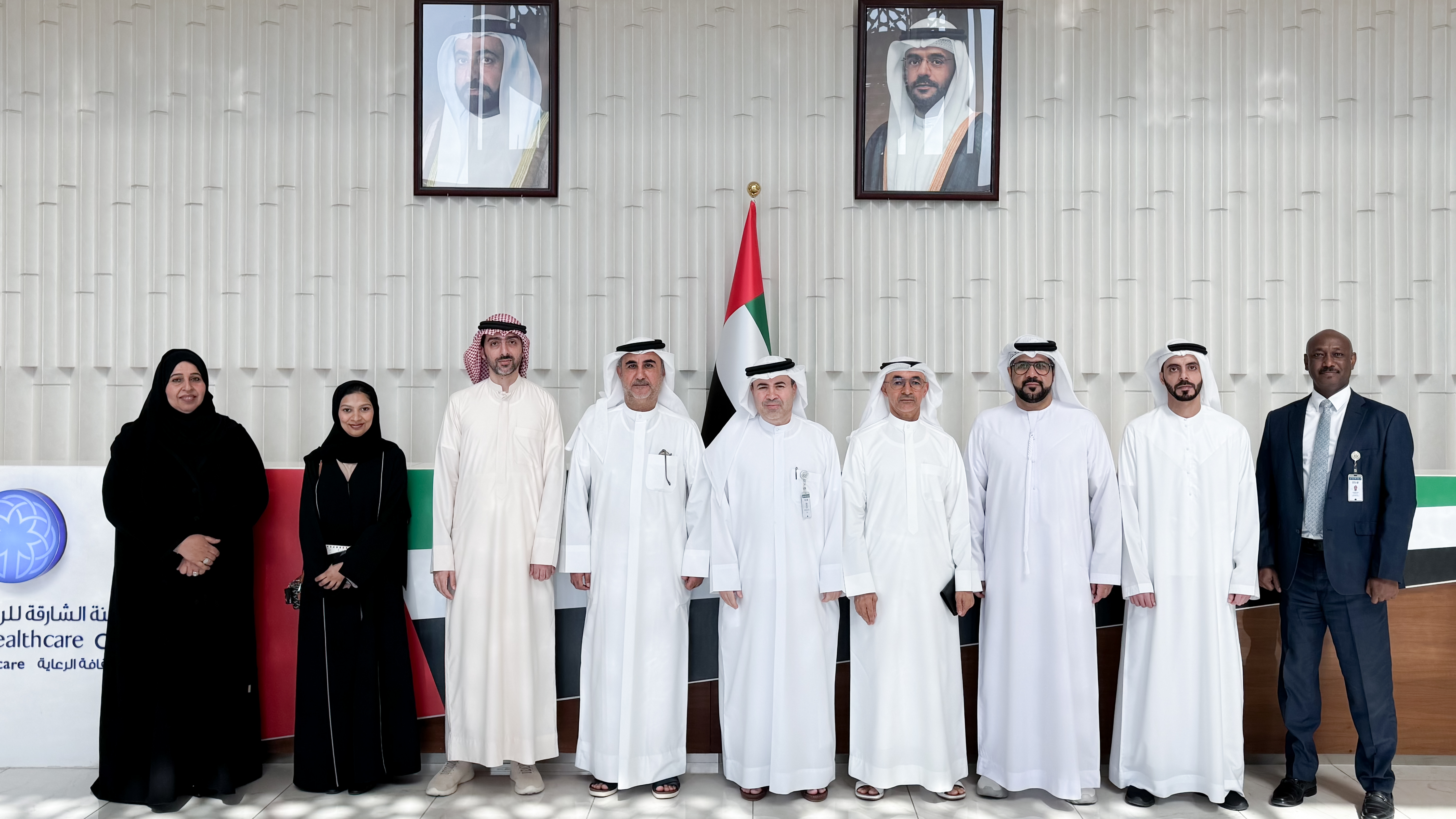 رئيس هيئة الشارقة الصحية يستقبل وفد المجلس الاستشاري