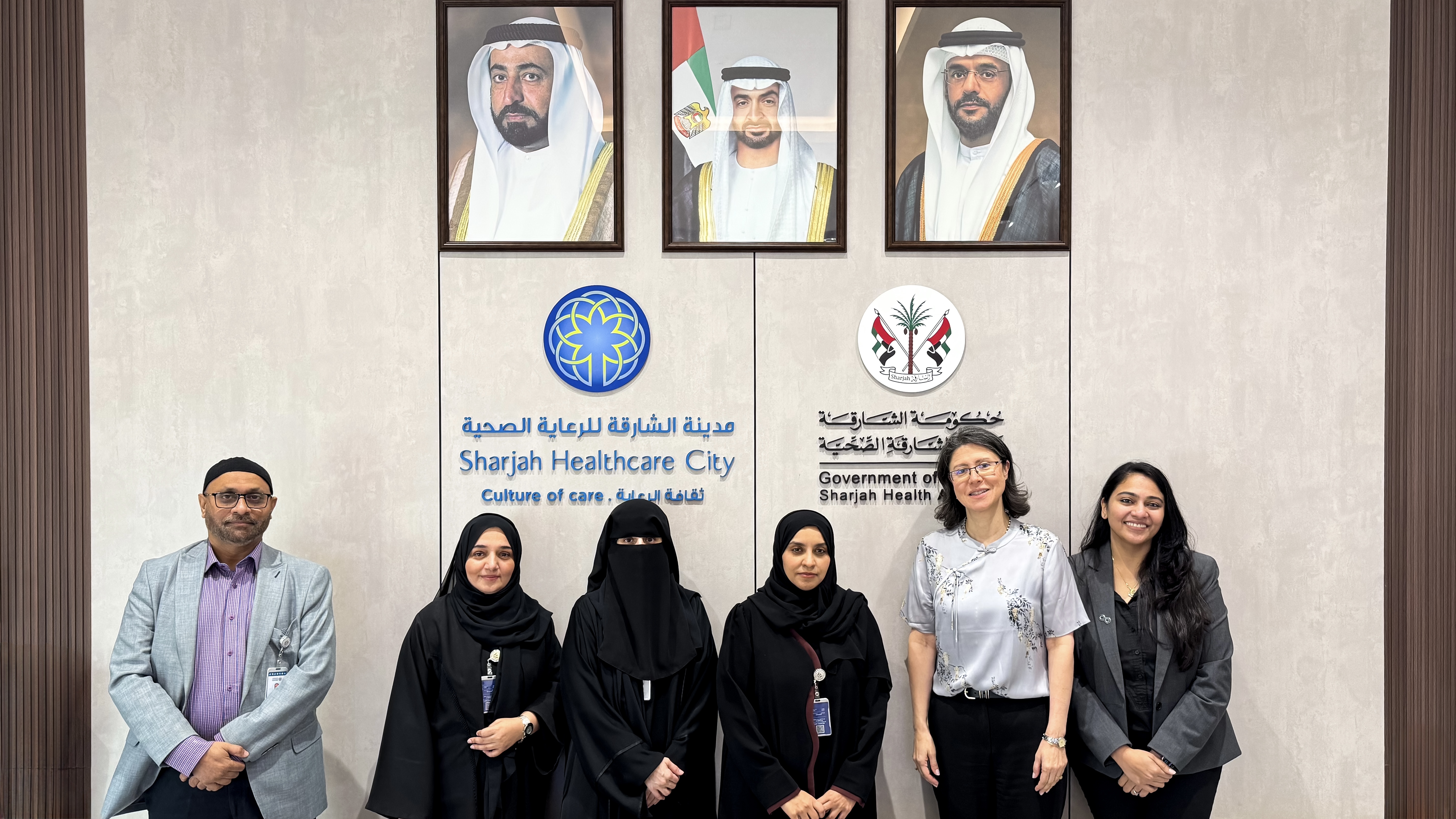 هيئة الشارقة الصحية تبحث التعاون في مجال التبرع بالأعضاء مع المركز الوطني لزراعة الأعضاء