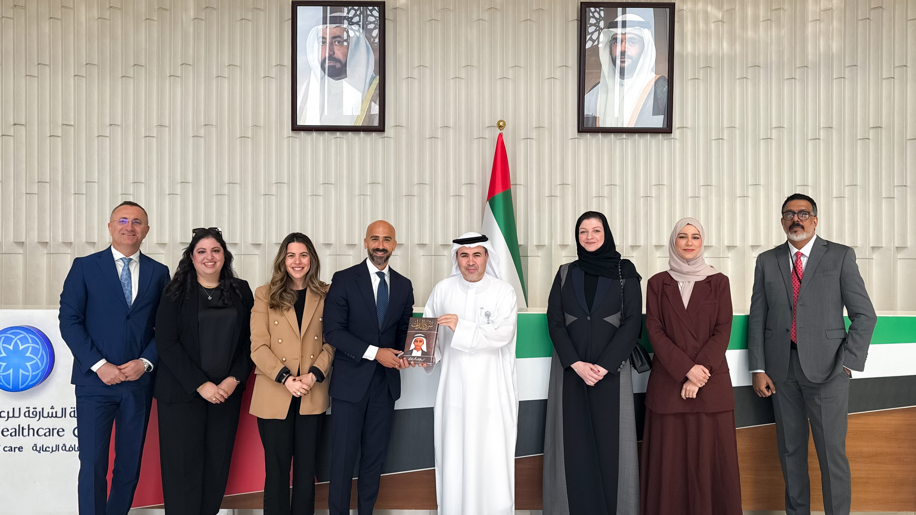 رئيس هيئة الشارقة الصحية يبحث سبل التعاون المشترك مع شركة روش